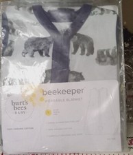 Burt's Bees Baby Beekeeper Wearable Blanket SM 23" - 26" 10 -18 Lbs 0-6 MO