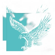 EaglePrint DIY Silk Screen Kit - 2Pcs 11x8.6 inch Self-Adhesive Mesh for Animal