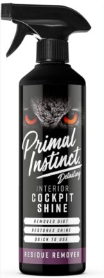 Primal Instinct Innenraum Cockpit Glanz Rückstandsentferner 500ml (ETIKETT BESCHÄDIGT)