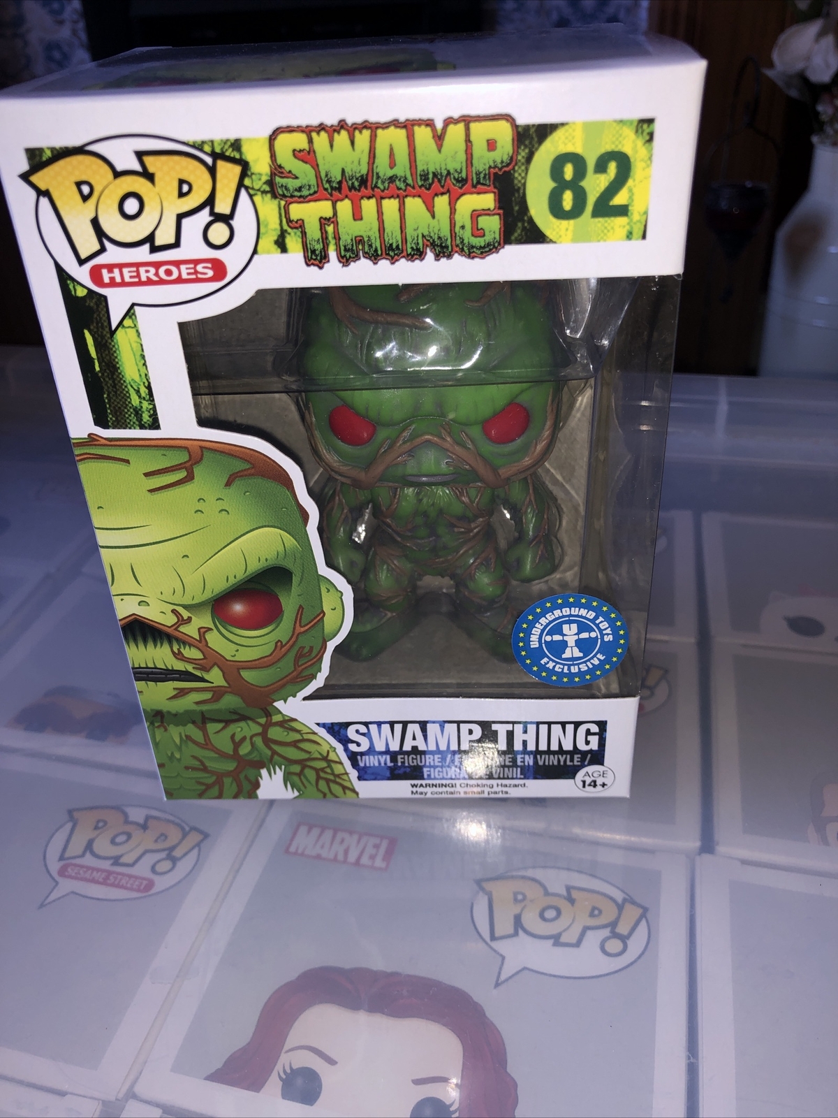 Funko Pop Heroes #82 Swamp Thing - Underground Toys Exclusive Vinyl Figure New