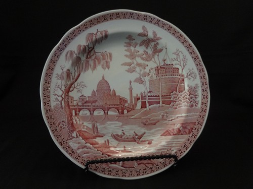 Spode China Archive Collection Cranberry - Dinner Plate - Rome - Picture 2 of 5