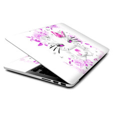 Skin Wrap for MacBook Pro 15 inch Retina, Mean Kitty in Pink
