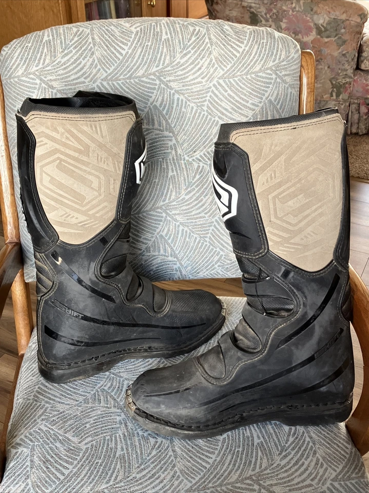 Botas de carreras todoterreno Shift Combat Motorcycle MX para hombre 12 EE. UU., 46,5 UE. Foto 3 de 4