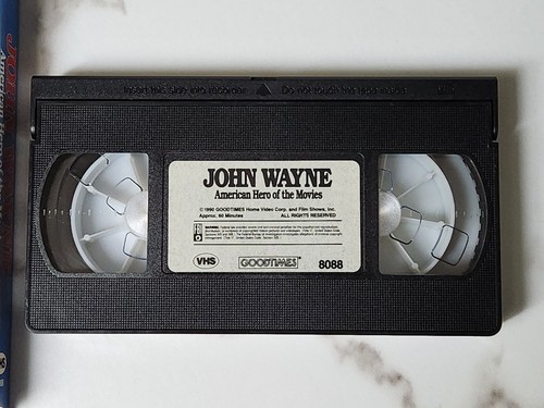 (2) VHS Movie Video Tapes John Wayne "American Hero of the Movies" 2002 - Picture 6 of 12