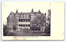 Postcard Girls Industrial School Geneva Nebraska