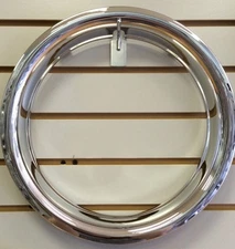 13" NEW Plastic Chrome Wheel Beauty Ring 2" TRIM RING Measures 1 3/4 inch