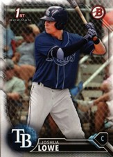2016 Bowman Draft #BD-70 - Joshua Lowe FBC - Tampa Bay Rays  16-215