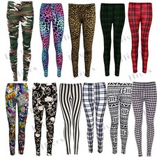 Womens Legging Printed Summer Leggings Quality Stretchy UK size 8-14 New Print