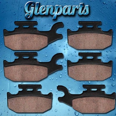 Brake Pads Fits BOMBARDIER QUEST MAX STD XT 2003-2005 Front Rear Brakes