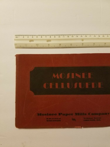 Vintage Mosinee Paper Mills Sample Book - 1929 Copyright - Picture 4 of 12