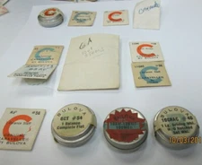 13 PIECE Bulova 6CT #54 Balance Complete  12 BULOVA, CARAVELLE  1 ACCUTRON PART