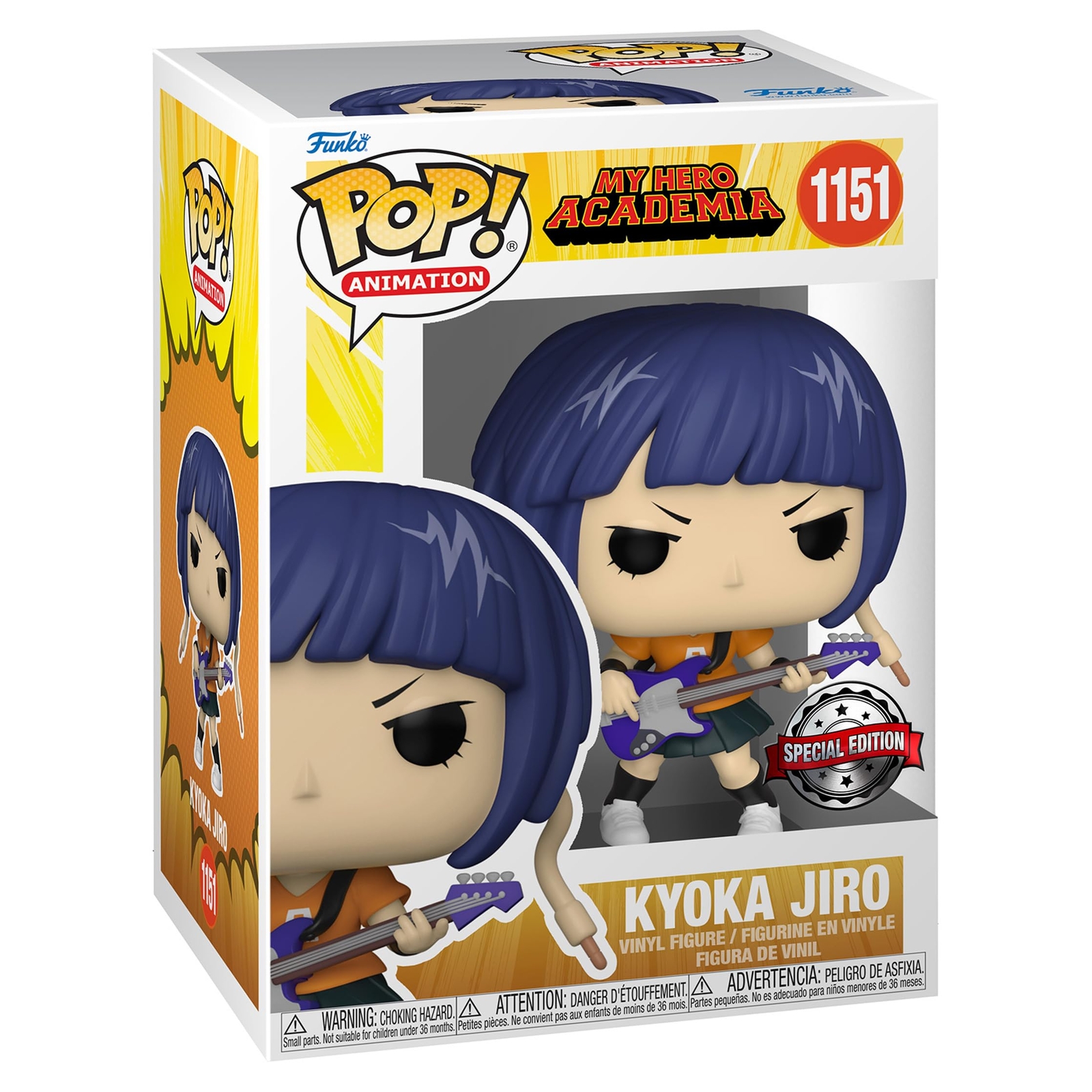 Funko Pop! Animation: My Hero Academia (Mha) - Jirou Con Guitar - Figuras Miniat