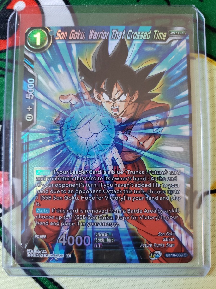 Son Goku, Warrior That Crossed Time Foil - BT10-038 - NM Son Goku, Warrior That Crossed Time Foil - BT10-038 - NM