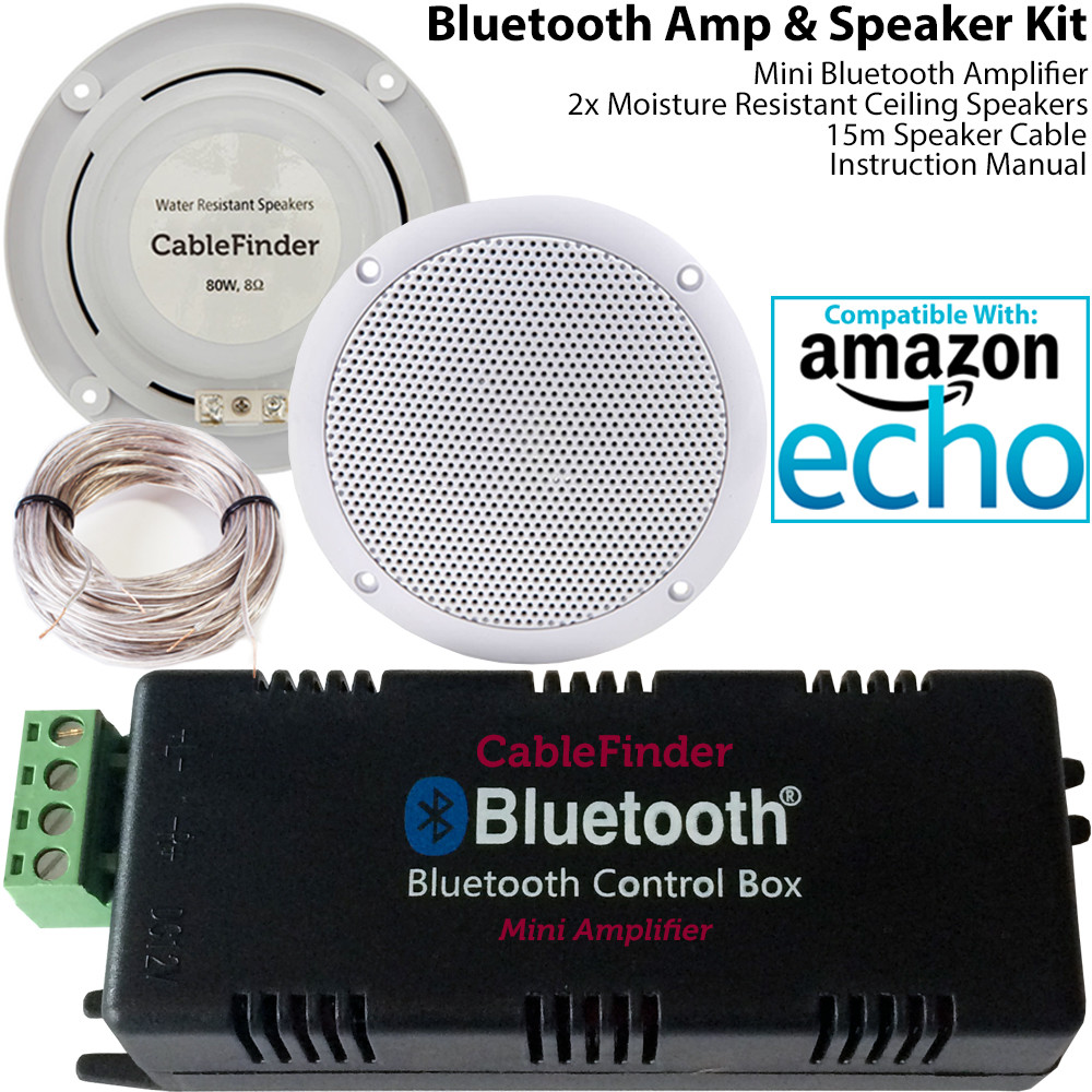 Ceiling Speaker Surround Sound Amplifier Bluetooth Music Stereo