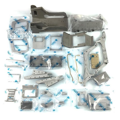 KIT cargador de dirección deslizante hidráulico de metal a radiocontrol Aoue-LT5 en stock LESU 1/14 ESC - Imagen 21 de 22