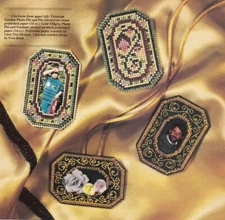 PHOTO PINS Cross-Stitch (Single Pattern From Magazine) Mini Frame