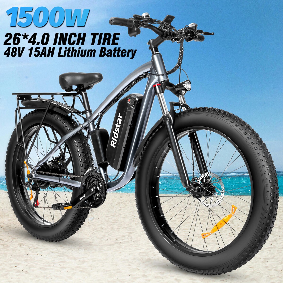 48v 1500wat Fat Tire E Bike Motor Fat Bike 1500w Electric Bike