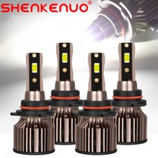 For Honda Civic 2004-2013 4pcs Led Headlight Highlow Beam Bulbs 6000k White