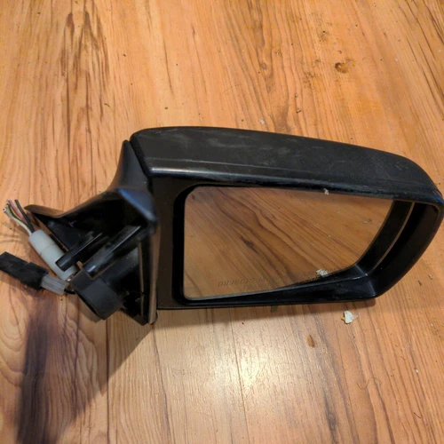 SIDE VIEW MIRROR Saab 9000 1985 85 86 87 88 - 98 Right Black see description