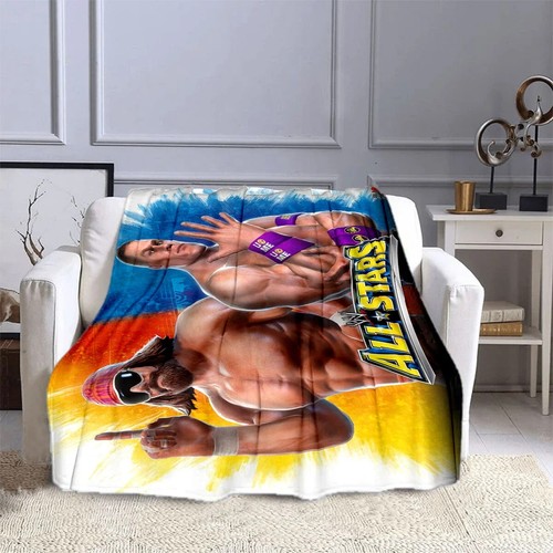 WWE World Wrestling LOGO TV GAME Blanket Children's High Quality Flannel Blanket - Picture 40 of 49