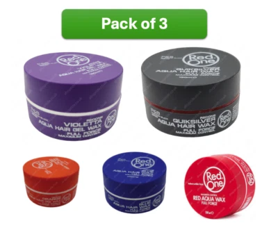 REDONE Red One Aqua Hair Wax Full Force 150ml - Pack of 3