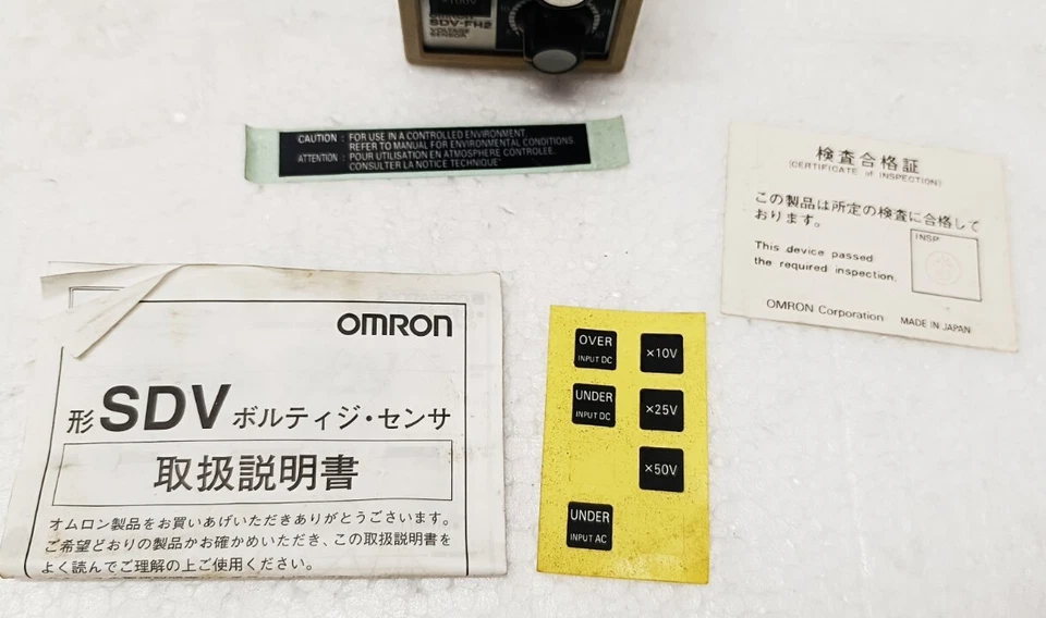 NEU IM KARTON OMRON SDV-FH2 24VDC SPANNUNGSSENSOR SDV-FH2-24VDC KOSTENLOSE LI... - Bild 2 von 4