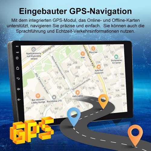 Per Ford Focus 1998-2005 Carplay Autoradio 4G+64G Android 13 fotocamera GPS Navi DSP - Foto 7 di 18
