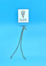 Pocket Watch Chain-Gold Plated(9ct)Double Curb Watch Alberts-Watchs Not Included