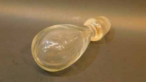 Vintage Clear Glass or Crystal Stopper - Picture 4 of 6