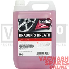 VALETPRO DRAGONS BREATH WHEEL CLEANER 5LITRE IRON X CONTAMINANT FALLOUT REMOVER