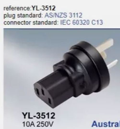 Yung Li YL-3512 Plug Adapter Lot of 3 NEW 10A 250V 3 Prong Grounded