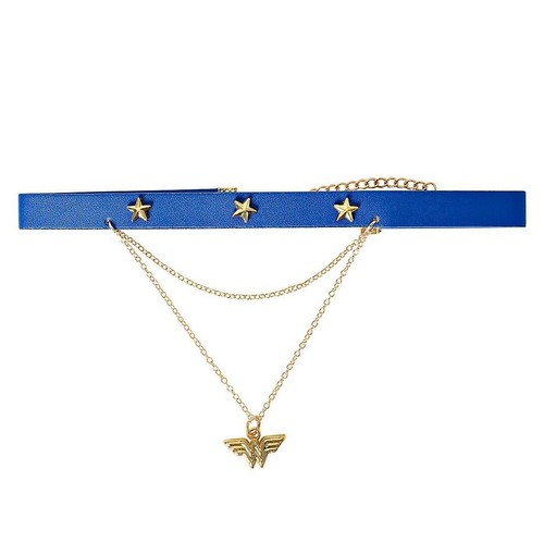 Wonder Woman Choker Shield Necklace 