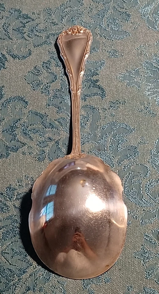 Cuchara de mermelada/conserva Madame Royale de Durgin Sterling-7 1/2" Foto 2 de 4