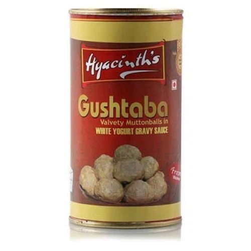 Gushtaba, Wazwan, cordero de carne enlatada, Wazwan de Cachemira, alimentos listos para comer, Foto 3 de 4