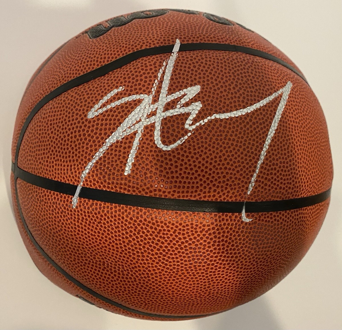 Carmelo Anthony Autographed/Signed Wilson NBA Basketball PSA