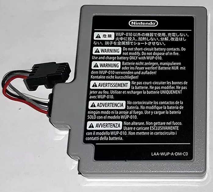 Pickle Power 6600 mAh WUP-001 Replacement Battery for Wii U Gamepad  WUP-012, WUP-010: : PC & Video Games