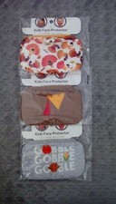 3 Holiday Style Kids Thanksgiving Themed Face Masks a