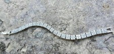 7 Inches Long Tennis Bracelet Solid 14K White...