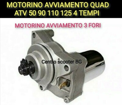 Quad 125 Motorino Avviamento Quad 50 Motorino Avviamento Quad ATV