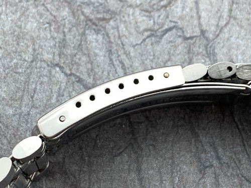 Universal Geneve Aero Compax 22mm Steel Link Bracelet 8/71 With Endpieces # 304 - Picture 6 of 17