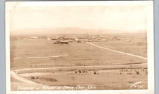 AERIAL PANORAMA c1940 north park co real photo postcard rppc colorado sanborn