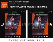 Topps Slam 2020 FREE PACK FRIDAY Red Signature Award + Base RHEA RIPLEY Digital