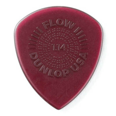 Jim Dunlop Flow Standard Grip 1,14 mm Plektren - (Tasche mit 6 Plektren)