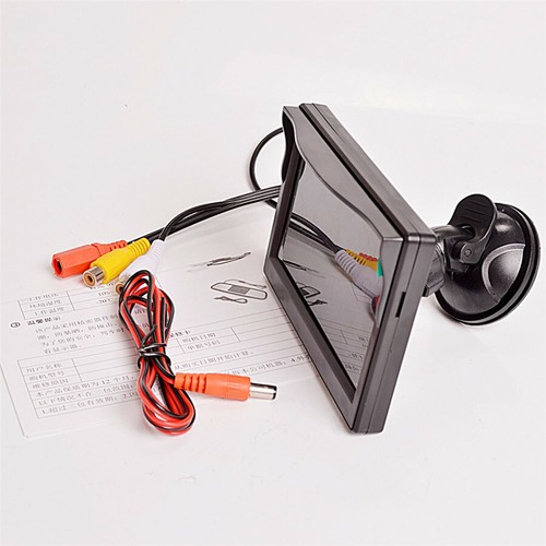 5" Monitor For Backup Camera Car Rear View Wireless HD Parking System W/Bracket - Picture 4 of 10