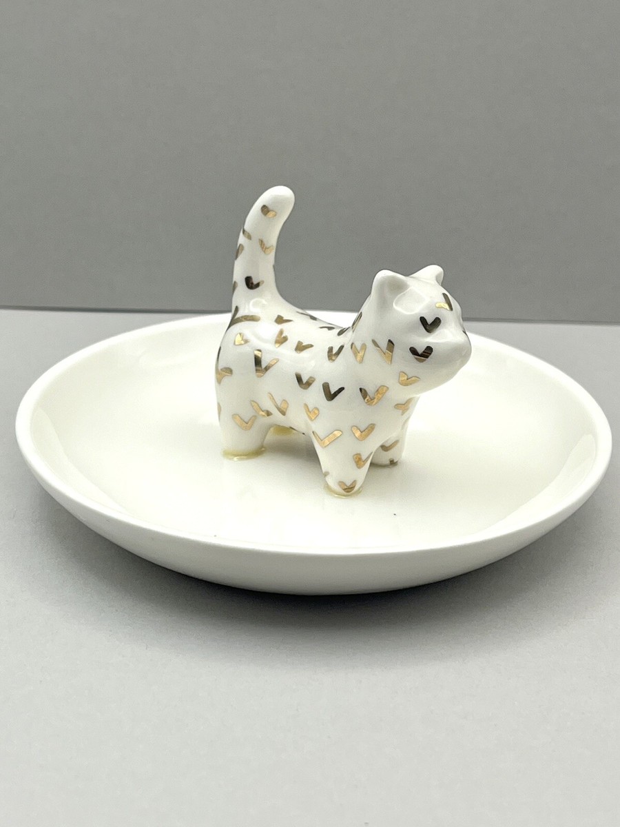 Lauren Conrad Cat Themed Ring Holder and Trinket Tray Chic