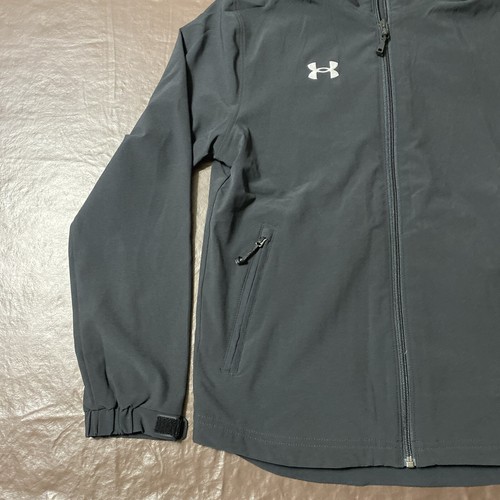 Under Armour Boy's Hockey Warm Up Jacket Youth Large Black NWT MSRP $70.00 - Picture 3 of 14