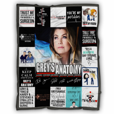 Grey's Anatomy Blankets, Grey's Anatomy Fleece, Sherpa Blankets