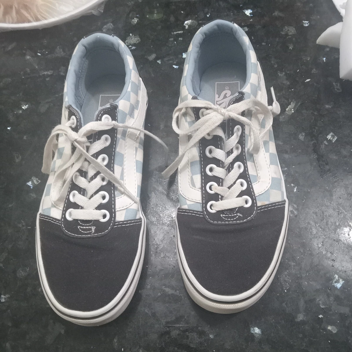 Vans OG Old Skool LX Checkerboard - Black for sale | eBay