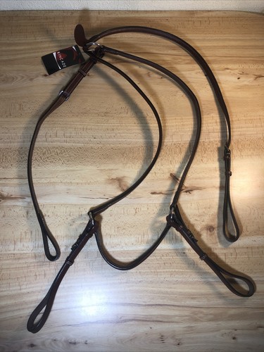 Kincade Breastplate Standing Martingale Brown Leather Horse Tack #584301 NOS - Picture 14 of 18