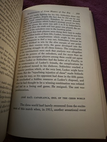 The Adventure Of Chess By Edward Lasker 1950 Signed By Lasker - Picture 10 of 11